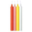 Make Me Melt Warm-Drip Candles 4-Pack. Bring wax & temperature play to the bedroom with these paraffin drip candles! They impart a tinge of heat when dripped on the skin & come in a range of colours. Pastel. (2)