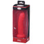 This phallic dong sports a thick veiny shaft + ridged head for realistic stimulation & a harness-compatible suction cup base for versatile solo or couples play. Red-package.