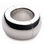 Master Series - Magnet Master Magnetic Ball Stretcher - heavy stainless steel cockring with magnetic hold. 