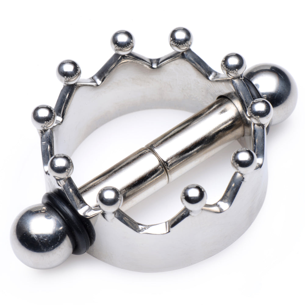 Master Series Crowned Magnetic Crown Nipple Clamps BDSM Toys Sexyland Master Series Crowned Magnetic Crown Nipple Clamps BDSM Toys Sexyland