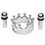 Master Series Crowned Magnetic Crown Nipple Clamps are sure to make your sub feel spoiled w/ a unique crown-shaped design & nickel-free stainless steel material. (2)