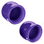 Nipple Play PVC Mini Nipple Suckers - petite nipple suckers have a curved dome head that's easy to squeeze for vacuum-like suction & stimulation. Purple 3