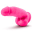 Neo Elite - 7" Silicone Dual Density Cock With Balls is great for G-spot or P-spot play & is made of dual-density silicone for a realisically firm core & soft, skin-like outer. Pink (2)