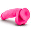 Neo Elite - 7" Silicone Dual Density Cock With Balls is great for G-spot or P-spot play & is made of dual-density silicone for a realisically firm core & soft, skin-like outer. Pink (4)