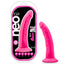 Neo Elite 7.5" Silicone Dual Density Cock Dildo has a natural-feeling dual-density design w/ a soft outer layer & firm inner core + a ridged phallic head & veiny shaft. Pink-package.