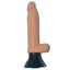 Skinsations - Night Rider Vibrating 7.5" Dong - waterproof multispeed vibrating dong has a realistic phallic head, veiny shaft & testicles with suction cup base