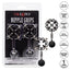  Nipple Grips Power Grip Rubber 4-Point Weighted Nipple Press have a screw-down 4-point press w/ dangling 56.5g weights & rubber coating to enhance grip. Package & features.