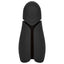 Optimum Power - Elite Pro Stroker - vibrating masturbator wraps you in a flexible, squeezable textured chamber with 7 heavenly vibration modes, rechargeable. Black