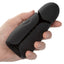 Optimum Power - Elite Pro Stroker - vibrating masturbator wraps you in a flexible, squeezable textured chamber with 7 heavenly vibration modes, rechargeable. Black 2