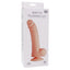 Seducer - 7" Passionate Lust - realistically sculpted dong has a suction cup base & phallic details like a ridged head + curved veiny shaft for G-spot or P-spot stimulation. Flesh, box