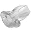 Master Series - PeepHole Clear Hollow Anal Plug - lets you see into the depths of your lover's anus & is the perfect entryway for enemas & other insertable objects. (2)
