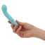 Pillow Talk Racy - Luxurious Mini Massager delivers multispeed vibrations your G-spot will love, all in a quilted silicone body w/ a luxurious Swarovski crystal. Teal. On-hand. (2)
