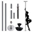 This stationary or spinning dance pole has an extendable portable design to turn any room into a private pole-dancing studio & is easy to setup without hardware (2)