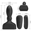 Pretty Love Harriet Inflatable Vibrating Anal Plug has 12 vibration modes & inflates to fill you w/ more than just pleasure. Dimensions.