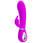 Pretty Love Prescott Dual-Density Rabbit Vibrator has a soft & flexible ribbed shaft with 7 G-spot & 7 clitoral stimulator vibration modes for awesome blended orgasms. Purple. 