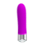 Pretty Love Sebastian Textured Silicone Bullet Vibrator delivers 12 vibration modes w/ a textured shaft for more stimulation + convenient memory function. Purple-GIF.