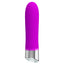 Pretty Love Sebastian Textured Silicone Bullet Vibrator delivers 12 vibration modes w/ a textured shaft for more stimulation + convenient memory function. Purple.