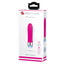 Pretty Love Sebastian Textured Silicone Bullet Vibrator delivers 12 vibration modes w/ a textured shaft for more stimulation + convenient memory function. Pink-package.