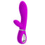 Pretty Love's Thomas Rabbit Vibrator has a flexible shaft w/ a soft bulbous G-spot head & short clitoral stimulator for dual pleasure. Purple.