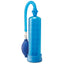 Pump Worx Silicone Power Pump gives you a stronger, longer-lasting erection with every squeeze of the hand-pump ball & has a quick-release valve for fast play. Blue.