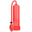 This Classic Penis Pump has a squeeze ball pump that activates the vacuum action and is designed to fit comfortably in the palm of your hand. The more you squeeze, the tighter the sleeve around your penis becomes. Red.