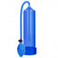 This Classic Penis Pump has a squeeze ball pump that activates the vacuum action and is designed to fit comfortably in the palm of your hand. The more you squeeze, the tighter the sleeve around your penis becomes. Blue.