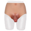 This Realistic Silicone Penis Packer Underwear - large is great for FTM dysphoria relief, drag kings or cross-dressing & has a lifelike 6" erect penis built-in. 2