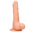  RealRock 10" Realistic Dildo With Balls & Suction Cup has realistic sculpted details like a phallic head & veiny shaft in velvety-soft skin like material. Flesh.