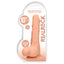 RealRock 10" Realistic Dildo With Balls & Suction Cup has realistic sculpted details like a phallic head & veiny shaft in velvety-soft skin like material. Flesh-package.