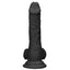 RealRock 7" Realistic Dildo With Balls & Suction Cup has soft skin-like material over its firm, squishy body for realistic sensations thanks to the G-/P-spot head, veiny shaft & balls. Black. (2)