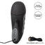 Optimum Series - Rechargeable Grip-N-Stroke. 30-mode vibrating masturbator comes with 2 textured sleeves for your pleasure in a torch-shaped case. 11