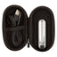 Rechargeable Hideaway 10-mode Bullet Vibrator comes with its own zip-up travel case for discreet & easy storage/transport for fun on the go. Silver 3