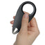 Rocks-Off Empower Men-X Vibrating Cock Ring has a ergonomic, flexible shape to keep him harder for longer & a precision tip to stimulate her clitoris for more fun together. Black-on hand.