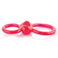 Screaming O - Ofinity Plus - vibrating cockring has a textured mini motor in a figure-8 design you can wear in 2 ways. Red (3)