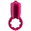 Screaming O - PrimO Minx -4-mode vibrating cockring has an extra long motor packed into its vertical body & cradling fins to ensure maximum clitoral contact. Merlot.