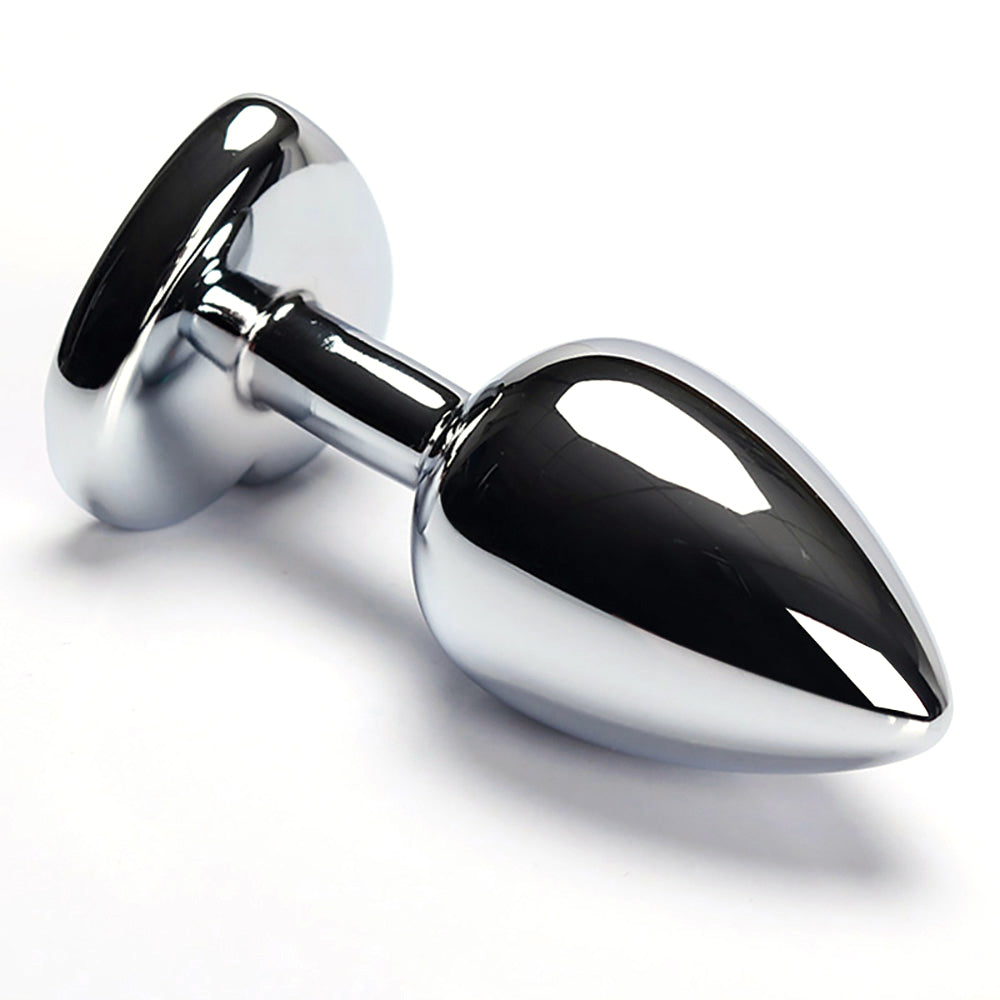 Large Metal Princess Butt Plug With Heart Gem | Anal Toys Sexyland Large Metal Princess Butt Plug With Heart Gem | Anal Toys Sexyland