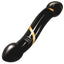  Secret Kisses 7.5" Handblown Double-Ended Glass Dildo has a curved S-shaped shaft & 2 tapered plug-like ends to target your G-spot or P-spot. (2)