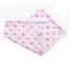 Keep your adult toys safe from dust & prying eyes in this discreet drawstring storage pouch! 100% breathable cotton for clean toys. Pink hearts.
