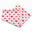 Keep your adult toys safe from dust & prying eyes in this discreet drawstring storage pouch! 100% breathable cotton for clean toys. Red hearts.