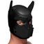 Master Series - Spike Neoprene Puppy Hood - made of ventilated neoprene & has a removable muzzle + posable ears for comfortable, realistic pet play.