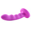  Sportsheets Nautia Solid Silicone 8" Ribbed G-Spot Dildo has a curved shaft lined w/ pleasure bumps for more stimulation & a bulbous head for hitting the G-spot or P-spot just right. (2)