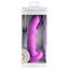  Sportsheets Nautia Solid Silicone 8" Ribbed G-Spot Dildo has a curved shaft lined w/ pleasure bumps for more stimulation & a bulbous head for hitting the G-spot or P-spot just right. Package.