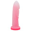 Tantus Cush 02 Dual-Density Silicone G-Spot Dildo has two phallic ridges at the head & halfway along the shaft to stimulate your G-spot or P-spot the way they deserve... Rose quartz.