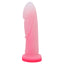 Tantus Cush 02 Dual-Density Silicone G-Spot Dildo has two phallic ridges at the head & halfway along the shaft to stimulate your G-spot or P-spot the way they deserve... Rose quartz. (3)