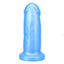  Tantus They/Them Girthy Silicone Dildo has a short, stout design to please people who love girth, not length & won't hit your cervix or insides. Blue. (2)