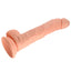 Escapade - The Master 7" Silicone Dong -realistic veiny dildo has an angled G-spot head & offers 10 vibration modes, rotation & a one-key burst mode. Flesh (4)