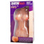 Travel 'In Tracy 3D Mini Love Doll is made from lifelike SexFlesh TPR material, complete w/ squeezable breasts & rear cheeks + 2 textured tunnels to enjoy in any position. Package.