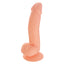 Seducer - 6" Veined Dong - realistically phallic dildo has a suction cup base & a sculpted ridged head + veiny curved shaft for G-spot or P-spot stimulation. Flesh (2)