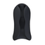 Aphrodisia - Vibrating Stroker with Warming Function - ribbed masturbator has flexible wings & an open-ended design to surround your penis with 10 modes of vibration & heats up for a lifelike feeling. Black, in action