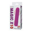 Magic X10 Bullet - multi-speed vibrating bullet offers 10 modes of vibration. Pink, box